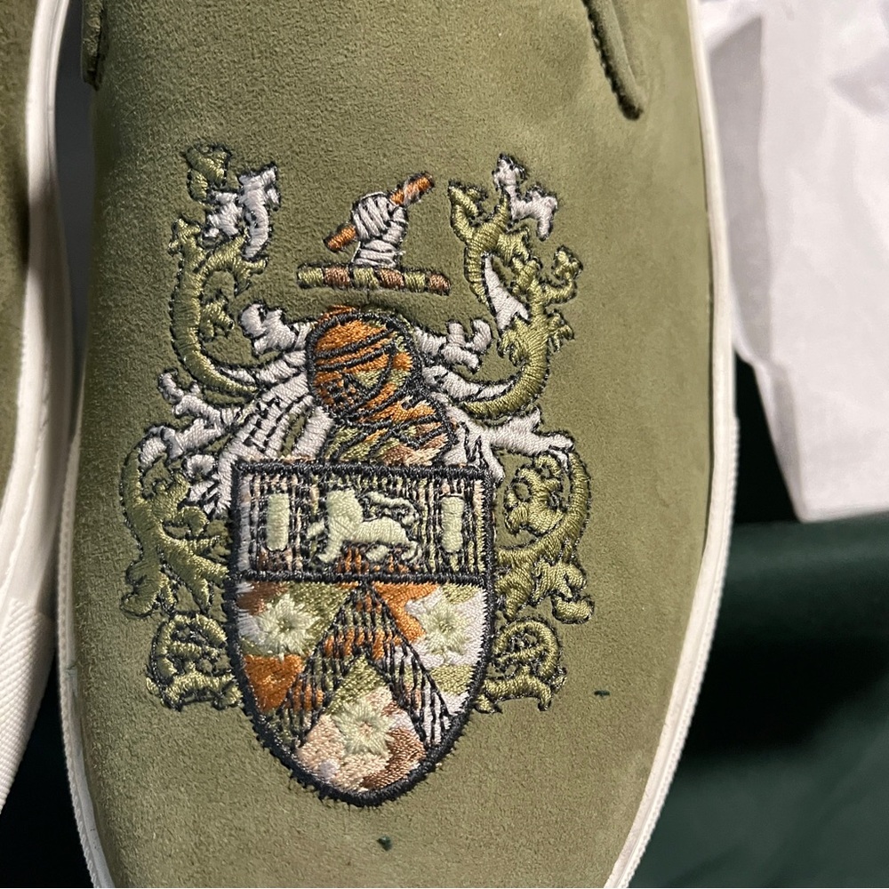 Stubbs & Wootton Green Crest Martial size 13 Men’s Brand New in Box rubber sole - Picture 4 of 15